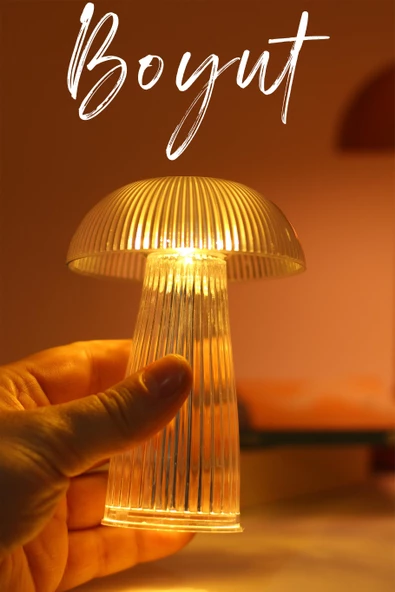 Led Mum Kristal Tip Pil Dahil Dumansız Alev Ledli Yapay Dekoratif Mum Dekor Işığı Şeffaf PT429 - 7