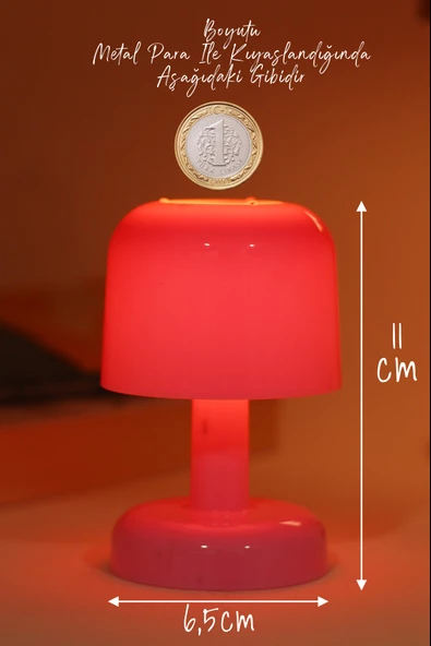 Led Mum İskandinav Tip Pil Dahil Dumansız Alev Ledli Yapay Dekoratif Mum Dekor Işığı Pembe PT427 - 5