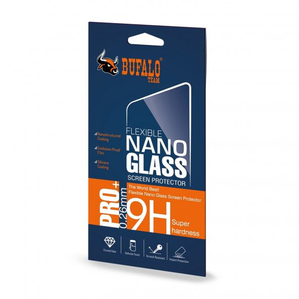 Bufalo Samsung Galaxy A72 FlexiGlass Nano Ekran Koruyucu - 6