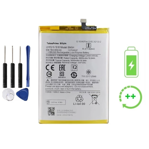 Xiaomi Redmi Note 11E İle Uyumlu Güclendirilmiş İthal Pil Batarya BN5H ürün görseli 1