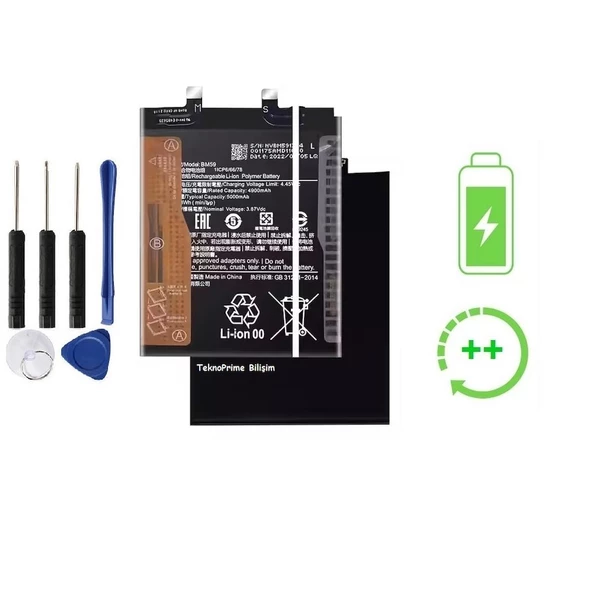 Xiaomi Mi 11T İle Uyumlu  Güclendirilmis İthal Pil Batarya BM59 ürün görseli 1