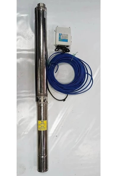 Impo Sk 406/13 Technoplast Başlıklı Derin Kuyu  2 Hp Monofaze Motorlu 25 mt Kablolu Panolu Dalgıç Pompa