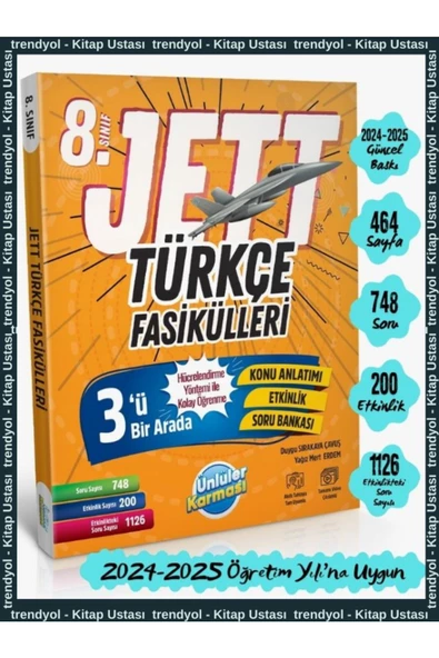 8. SINIF LGS JETT TÜRKÇE FASİKÜLLERİ