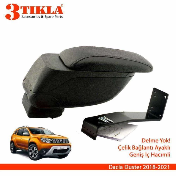 Duster 2018-2020 Geniş Hacimli  Delmesiz Çelik Ayaklı  Kolçak Kol Dayama