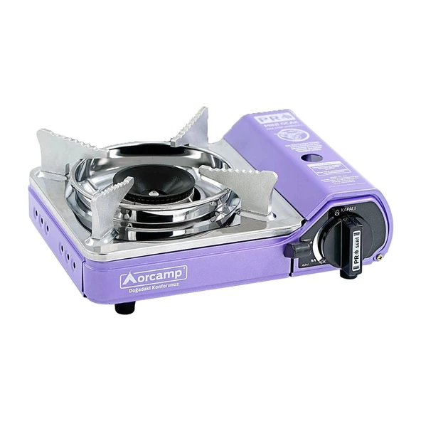Orcamp Portatif Kamp Ocak Mor CK-506