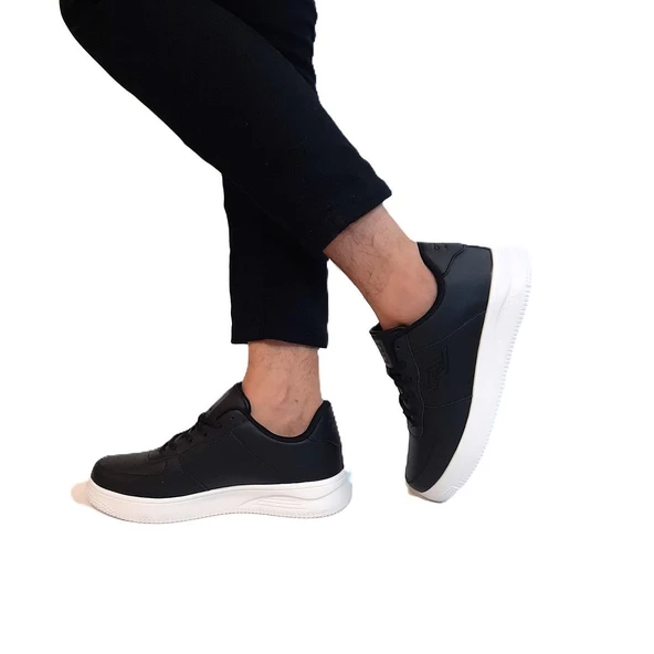 Jump 21516-22233 Siyah-Beyaz Memory Hafif Rahat Spor Ayakkabı - Resim 6