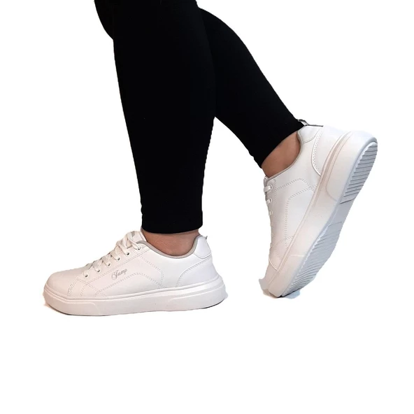Jump 31178 Beyaz Memory Sistem Hafif Rahat Spor Ayakkabı - 5