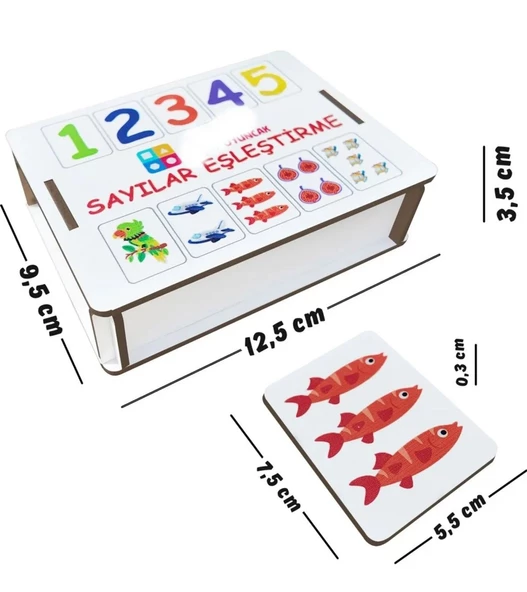 Ahşap Sayılar eşleştirme