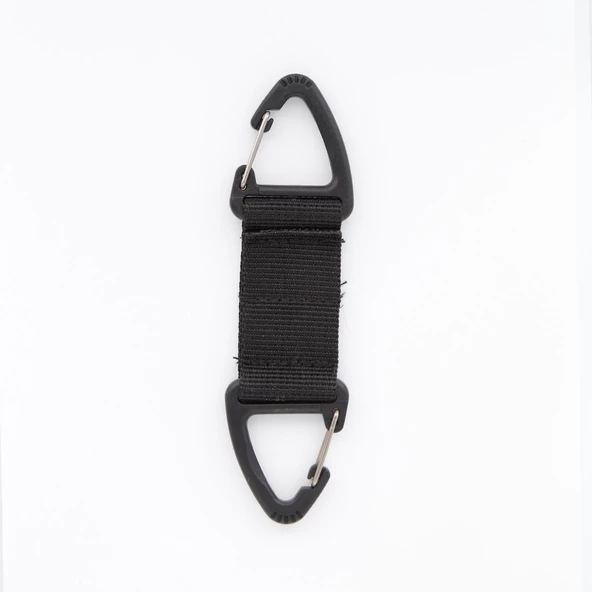 FreeCamp Çift Taraflı Örgü Anahtarlık-SİYAH - Resim 2