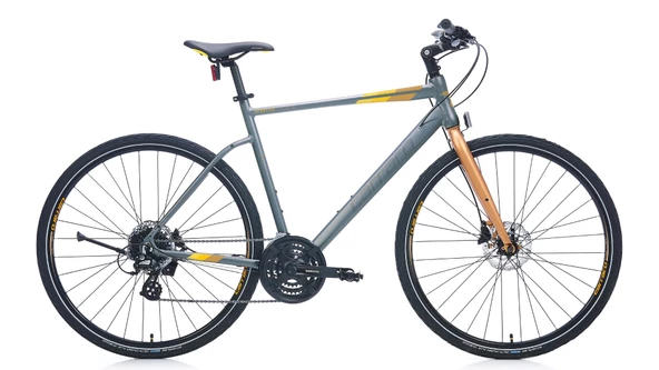 Carraro Sportive 324 HD Fren 24 Vites 28 Jant Şehir Bisikleti Mat Füme Bronz 44 Kadro