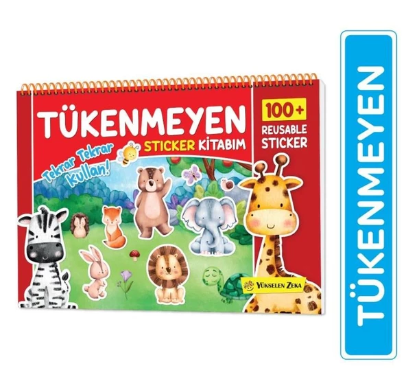 Y.Z. Tükenmeyen Sticker Kitabım (100  Tekrar Tekrar Kullanılabilen Sticker)