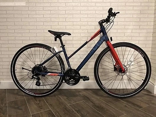 Carraro Sportive 325 HD Fren 24 Vites 28 Jant Şehir Bisikleti Mat Lacivert Nar Çiçeği 44 Kadro