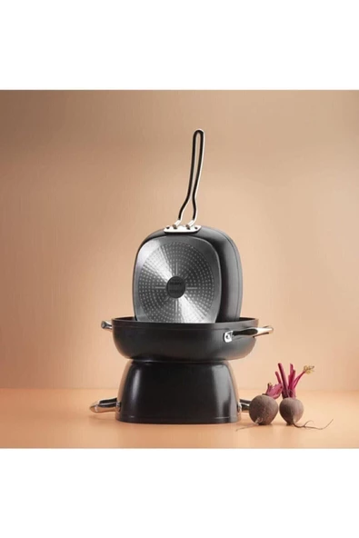 Schafer Gastronomie Master Granit Derin Tencere-26cm - 5