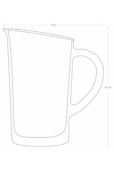 Paşabahçe 55332 Timeless Sürahi 1440 Cc - Resim 6