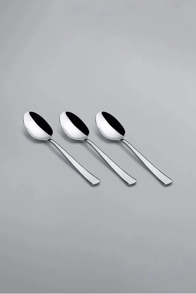 Nehir Deniz 60 Parça Sade 12 Kişilik Çatal Kaşık Takımı - 5