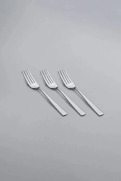 Nehir Deniz 60 Parça Sade 12 Kişilik Çatal Kaşık Takımı - 4