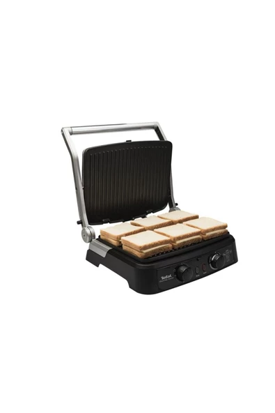 TEFAL Gc470 Grill Gourmet Minute 2000 Watt Paslanmaz Çelik Tost Makinesi [ınoks] - 9100029276 - 3