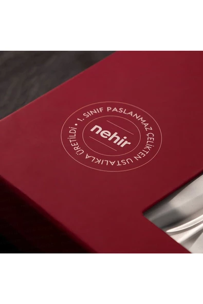 Nehir Zarif Premium Sedef Kaplamalı 36 Parça Renkli 6 Kişilik Çatal Kaşık Takımı - 5