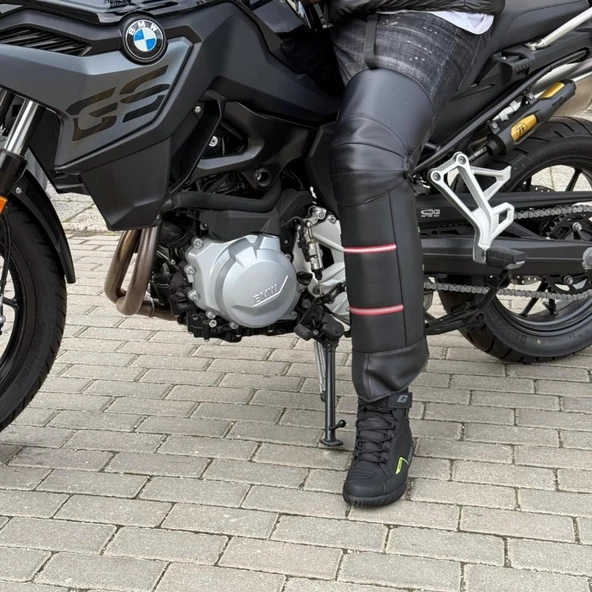SOFT KORUMALI POLARLI KIŞLIK MOTOSİKLET DİZLİK - 5