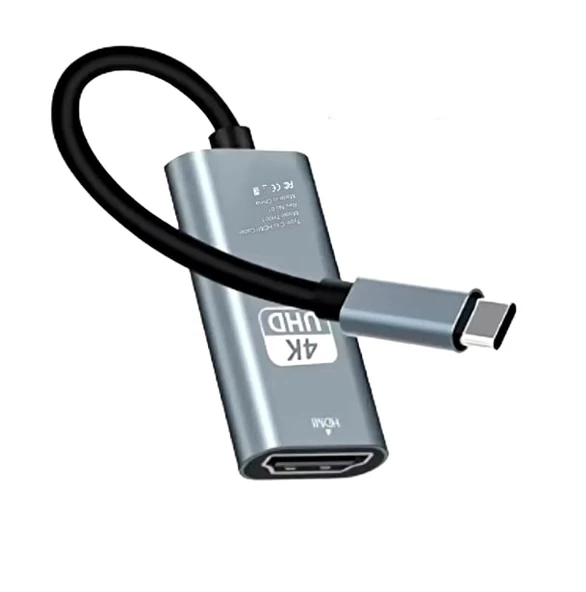 Type C To 4Kx2K Hdmi Çevirici Dönüştürücü Kablo ZR859