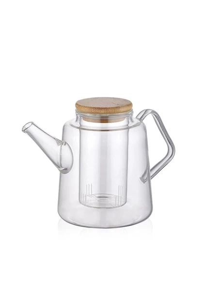 The Mia Bambu Kapaklı Süzgeçli Demlik 800 ml SSE0021 - 2