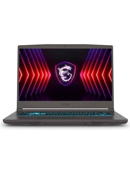 MSİ THIN 15 B12UC-1478XTR Intel Core i5 12450H 16GB 512GB SSD RTX3050 Freedos 15.6" FHD 144Hz Taşınabilir Bilgisayar