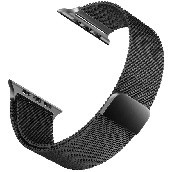 Microsonic Apple Watch 8 40mm Milanese Loop Version 3 Kordon Siyah