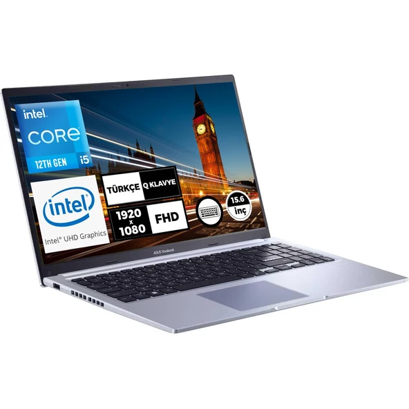 Vivobook 15 Intel Core I5-1235U 8gb 512GB SSD 15.6" Fhd Freedos Taşınabilir Bilgisayar X1502ZA-EJ1068 - 2