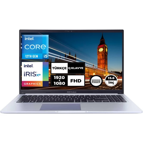 Vivobook 15 Intel Core I5-1235U 16GB 1tb SSD 15.6" Fhd Freedos Taşınabilir Bilgisayar X1502ZA-EJ1068005
