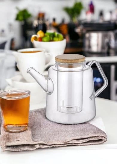 The Mia Bambu Kapaklı Süzgeçli Demlik 800 ml SSE0021 - 4