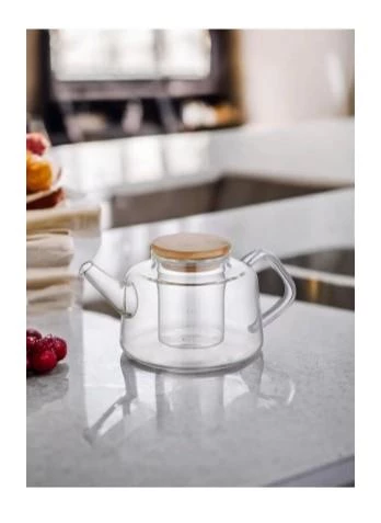 The Mia Bambu Kapaklı Süzgeçli Demlik 600 ml SSE0020 - 3