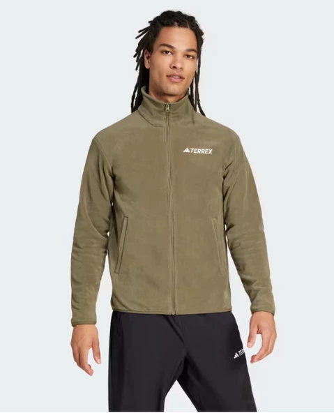 adidas Multi Essentials Full-Zip Fleece Fermuarlı Üst JP0796 - 1
