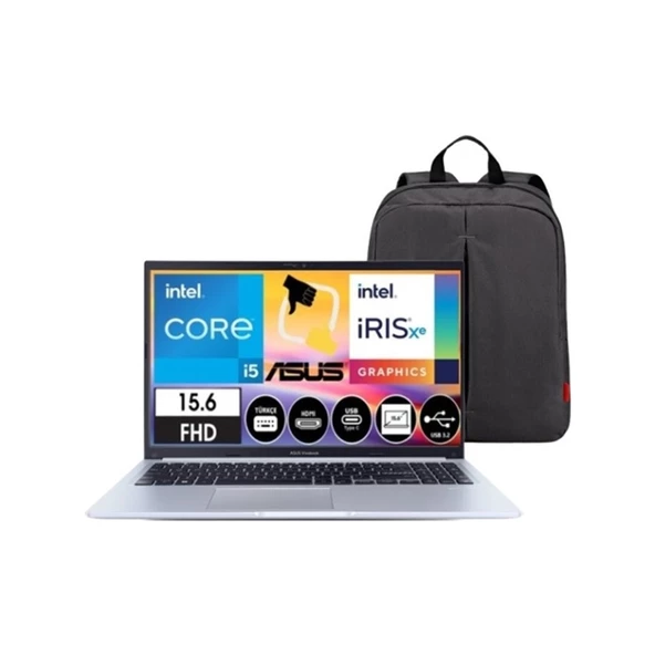 Vivobook-15 F1502ZA-EJ1534 Intel Core I5 1235U 16GB 1tb SSD 15.6" Fhd Freedos Dizüstü Bilgisayar Csrtech Çanta