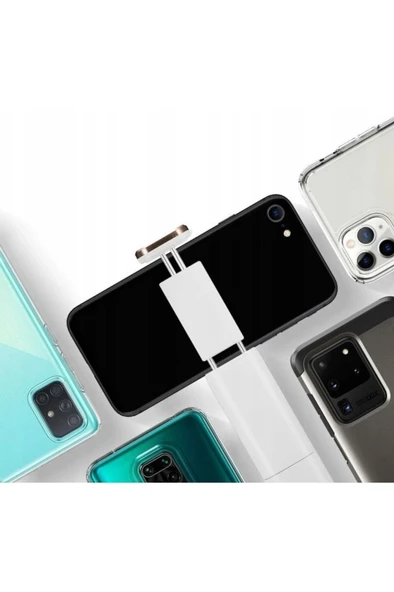 Spigen S550w Kablosuz Bluetooth Led Işıklı Selfie Çubuğu Stick Tüm Cihazlara Uyumlu Angel Ring White - 2