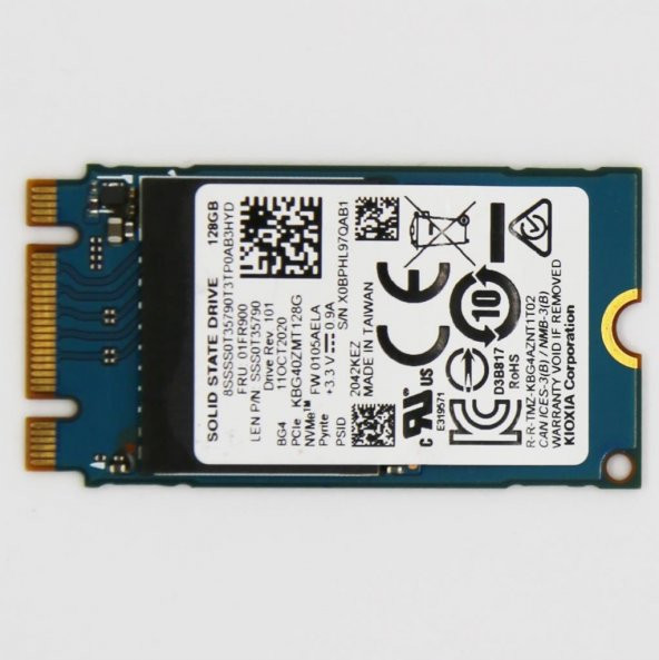 TOSHIBA KBG40ZMT 128GB M.2 NVME SSD