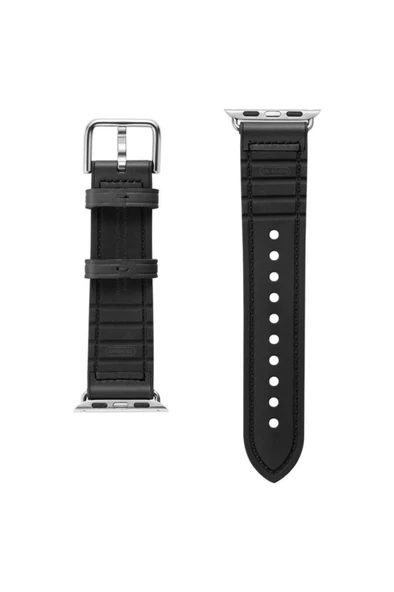 Spigen Watch 45mm / 44mm / 42mm (Seri 1/2/3/4/5/6/SE/7 ile Uyumlu) Kayış Kordon Retro Fit Black 062MP25079 - 5