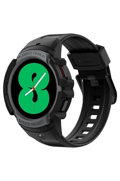 Spigen Galaxy Watch 5 / 4 (44mm) Kılıf & Kordon Kayış Rugged Armor Pro v2 Charcoal Gray - ACS03164 - 2