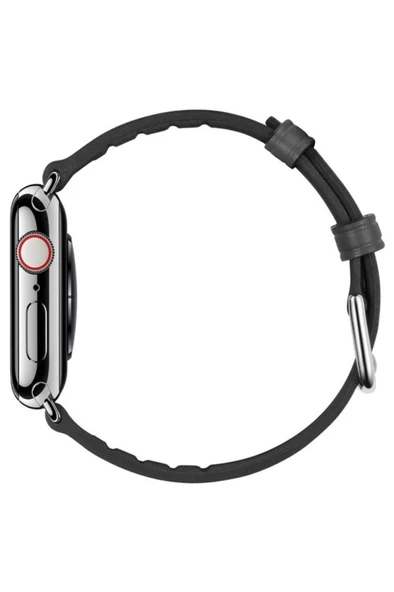 Spigen Watch 45mm / 44mm / 42mm (Seri 1/2/3/4/5/6/SE/7 ile Uyumlu) Kayış Kordon Retro Fit Black 062MP25079 - 3