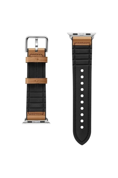 Spigen Watch 45mm / 44mm / 42mm (Seri 1/2/3/4/5/6/SE/7 ile Uyumlu) Kayış Kordon Retro Fit Black 062MP25079 - 6