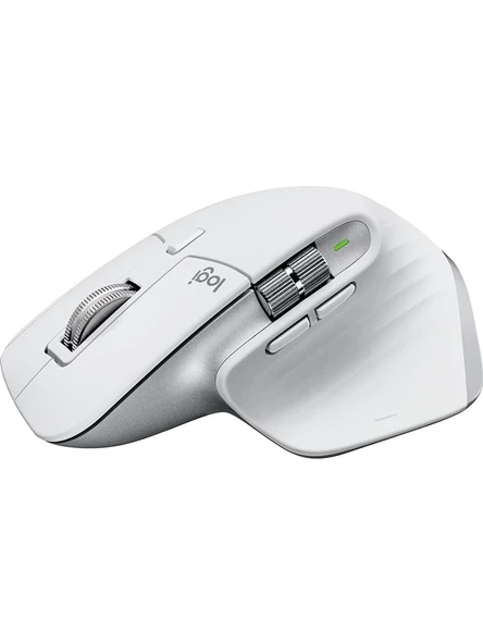 Logitech MX Master 3S Mac İçin Gelişmiş 8000 DPI Sessiz Profesyonel Kablosuz Mouse - Beyaz