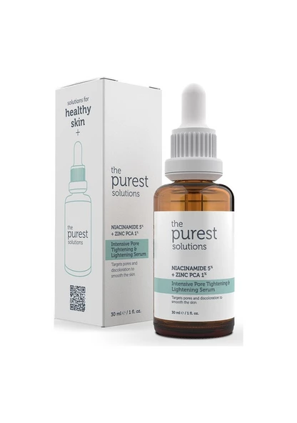 The Purest Solutions Niacinamide 5% + Zinc Pca 1% Gözenek Sıkılaştırıcı Yüz Serumu 30 ml