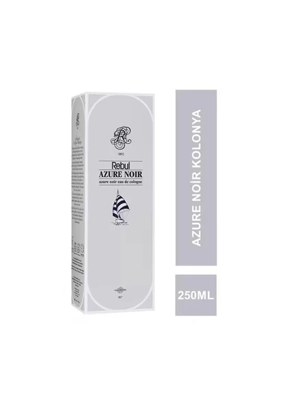 Rebul Azure Noır Kolonya Cam 250 Ml