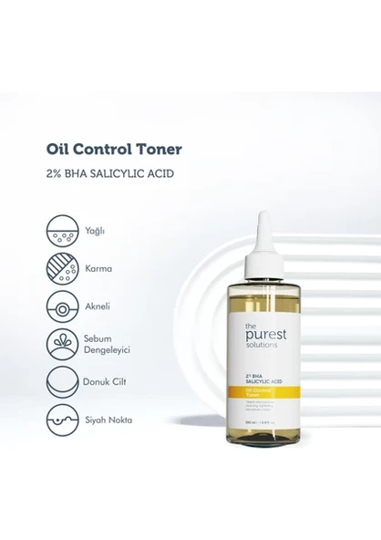 The Purest Solutions Bha %2 Salisilik Asit Yağlanma Dengeleyici Tonik 200 ml - 3