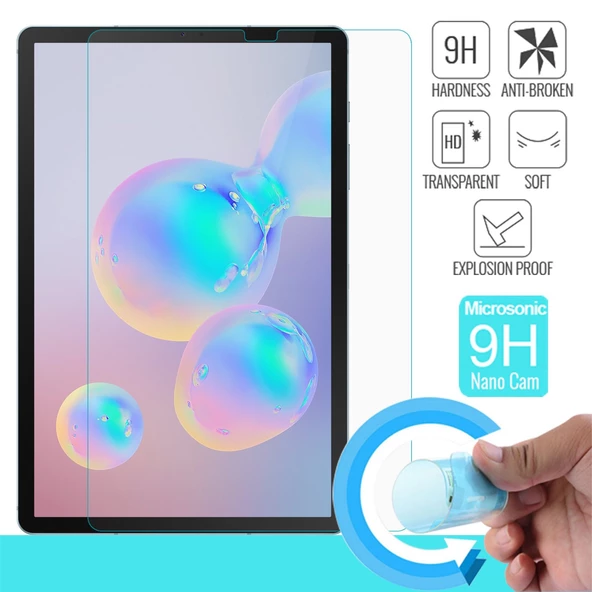 Microsonic Samsung Galaxy Tab S6 10.6" T860 Nano Cam Ekran Koruyucu - Şeffaf