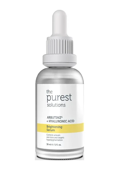 The Purest Solutions Arbutin 2% + Hyaluronic Acid Leke Giderici Aydınlatıcı Yüz Serumu 30 ml - 2
