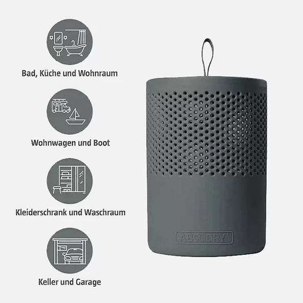 Elektriksiz Nem Alma Cihazı Gri 600 gr - Resim 4