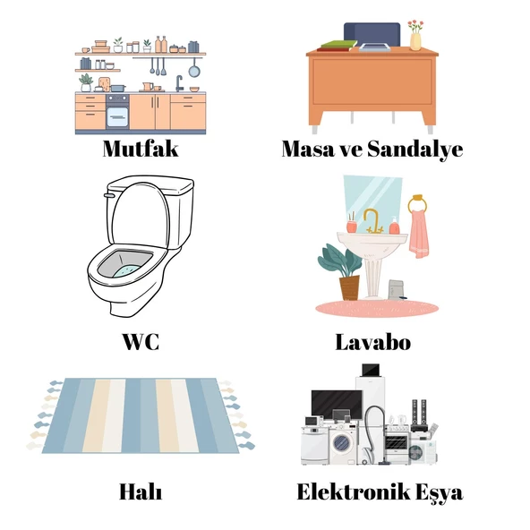 MyClean Beyaz Sabun Katkılı Islak Yüzey Temizlik Havlusu 250 Yaprak Plastik Kovada 609619 - 5