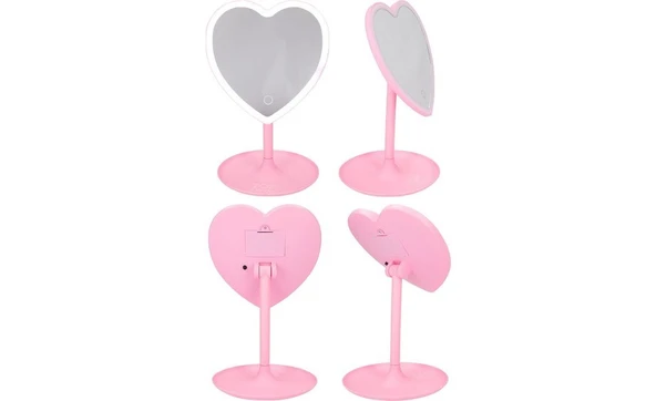 Topmodel Kalpli Makyaj Aynası Işıklı - Resim 4