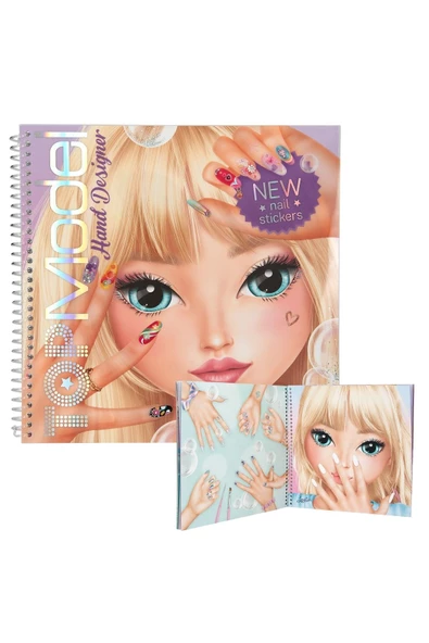 TOP Model Create Your Hand Design Colouring Book