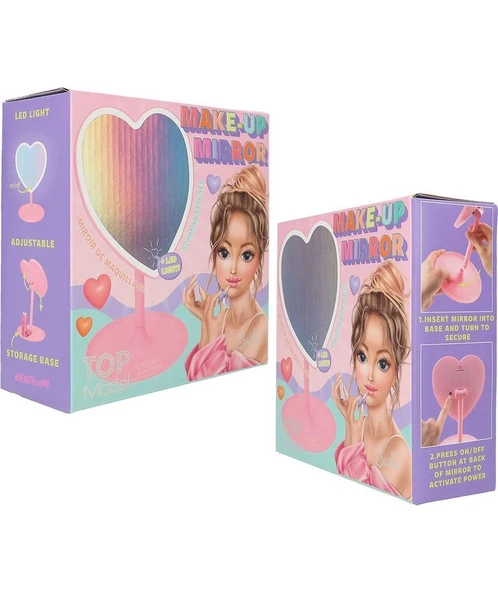 Topmodel Kalpli Makyaj Aynası Işıklı - Resim 2